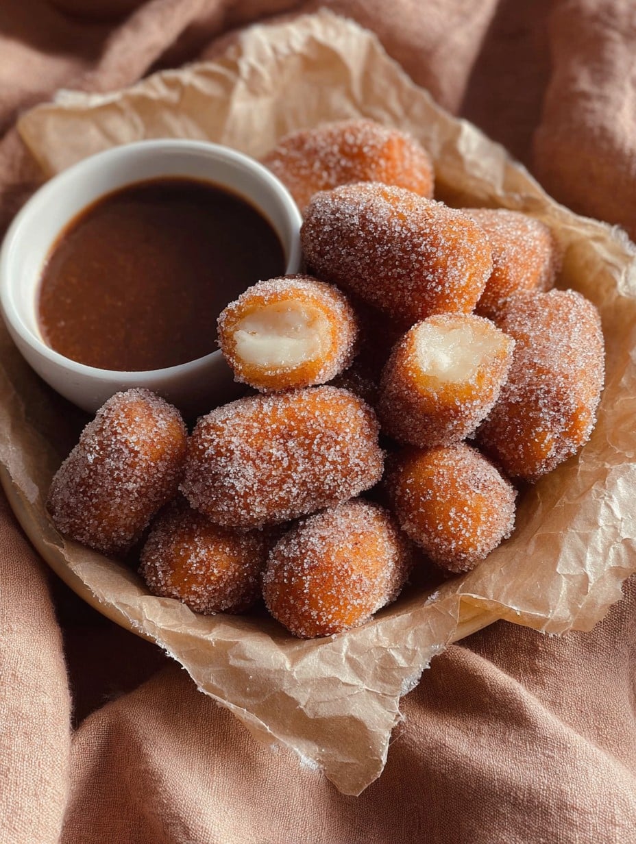 Sweet Air Fryer Churro Bites Recipe