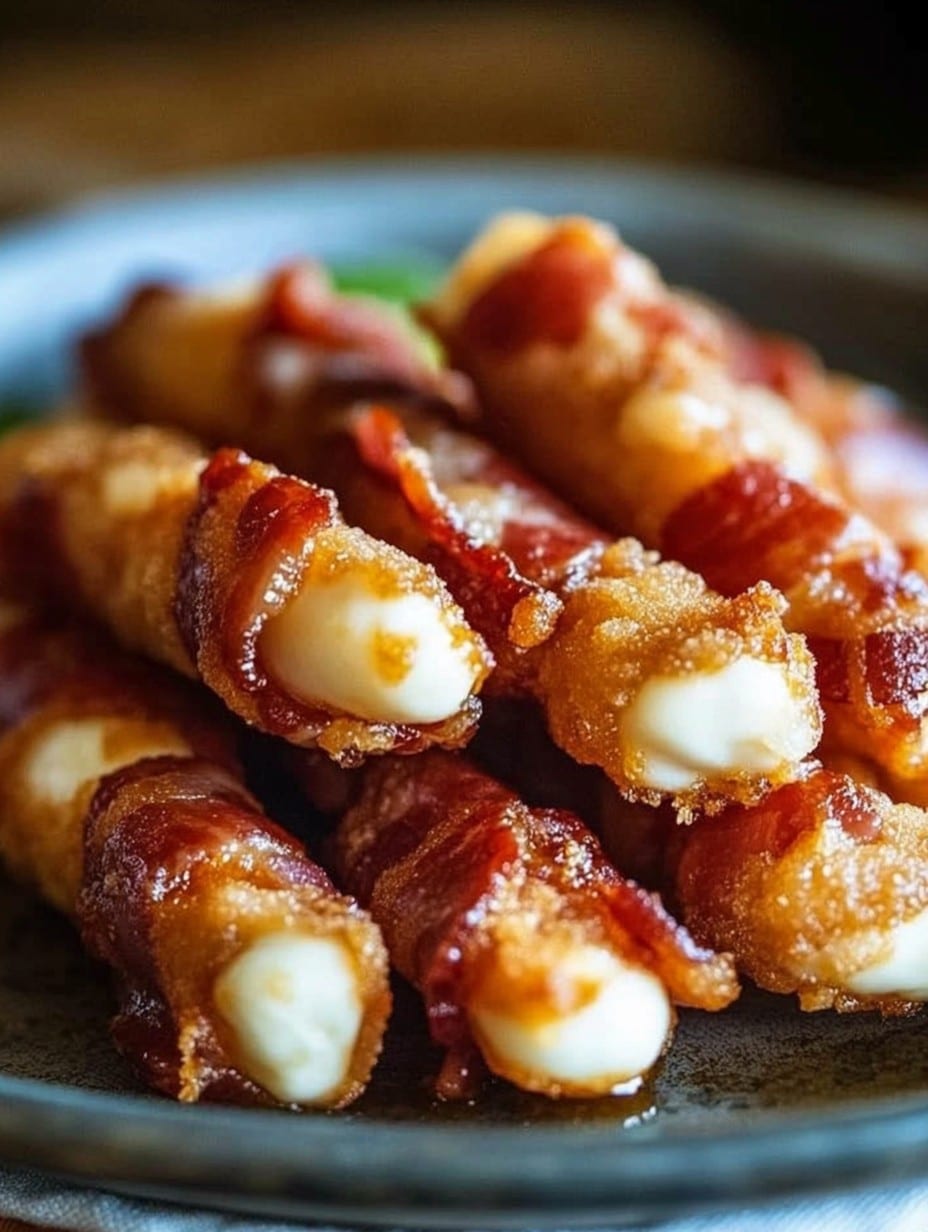 The 2-Ingredient Bacon Mozzarella Sticks for Carnivore Success (Without the Breading)