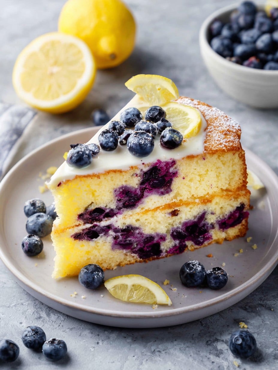 11. Lemon Blueberry Cake