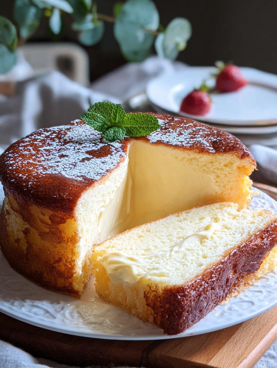 3 Ingredient Creamy Yogurt Cake