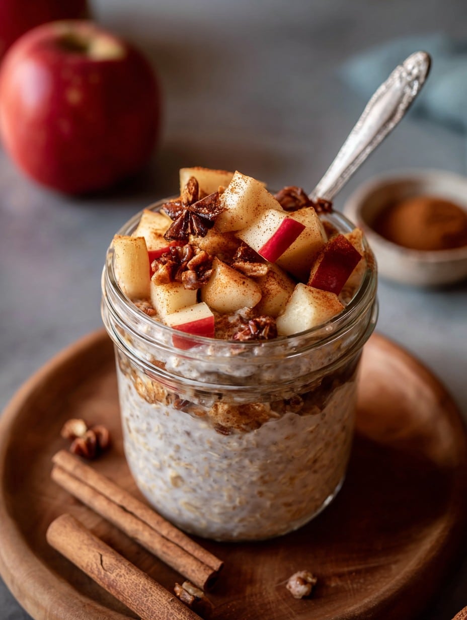 Apple Cinnamon Overnight Oats