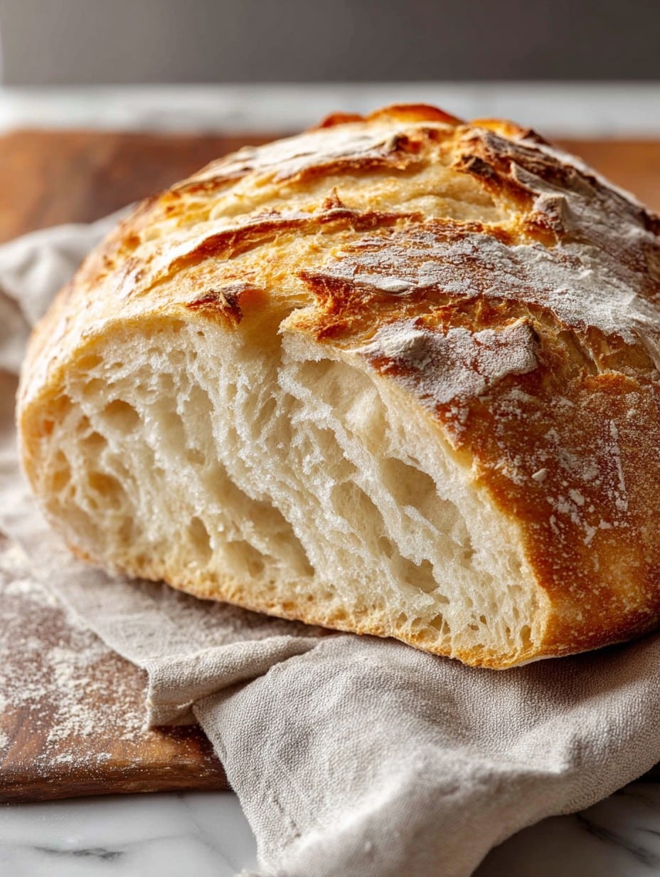 Artisan Bread Recipe - Easy Homemade Crusty Loaf