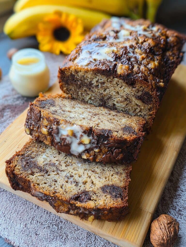best banana bread recipe with chocolate hazelnut moist and easy rustic tuscan style 0 20260314 035416