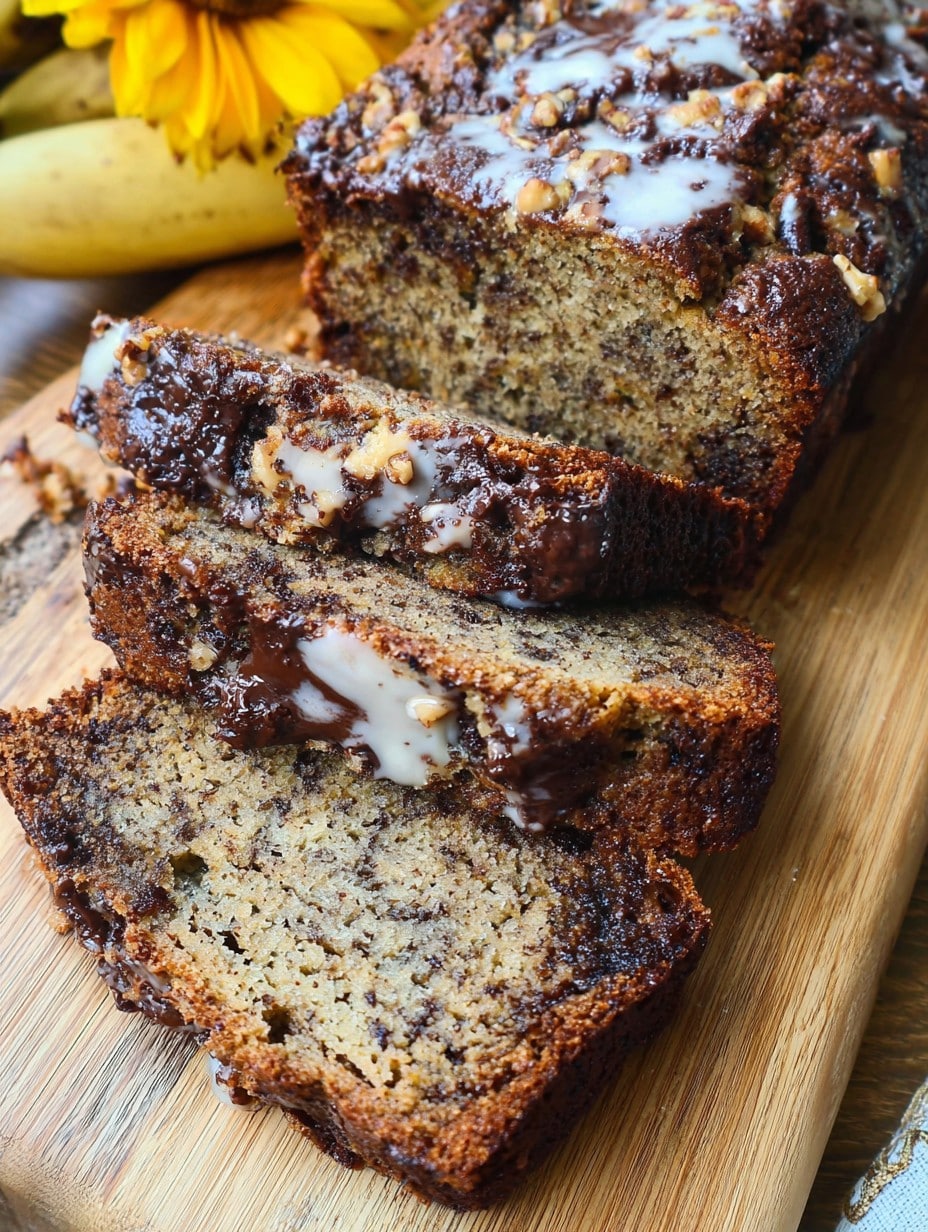 Best Banana Bread Recipe with Chocolate Hazelnut Moist and Easy Rustic Tuscan Style