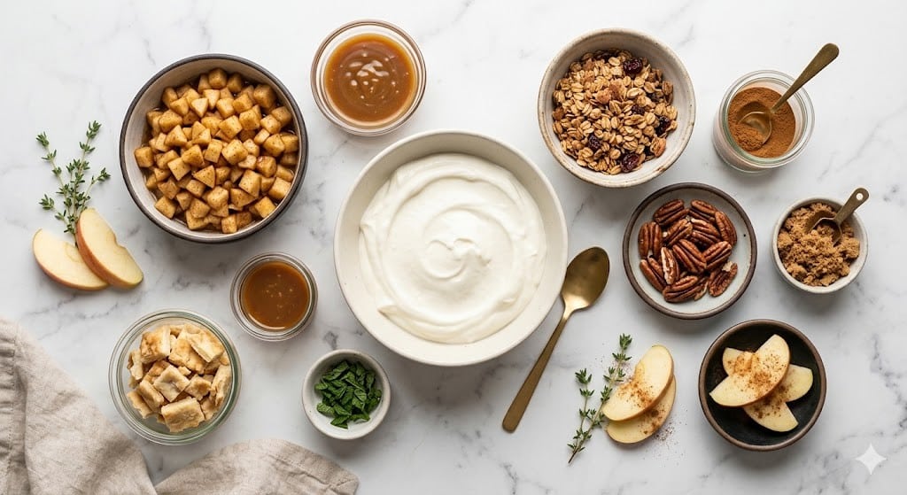 Caramel Apple Pie Yogurt Bowl