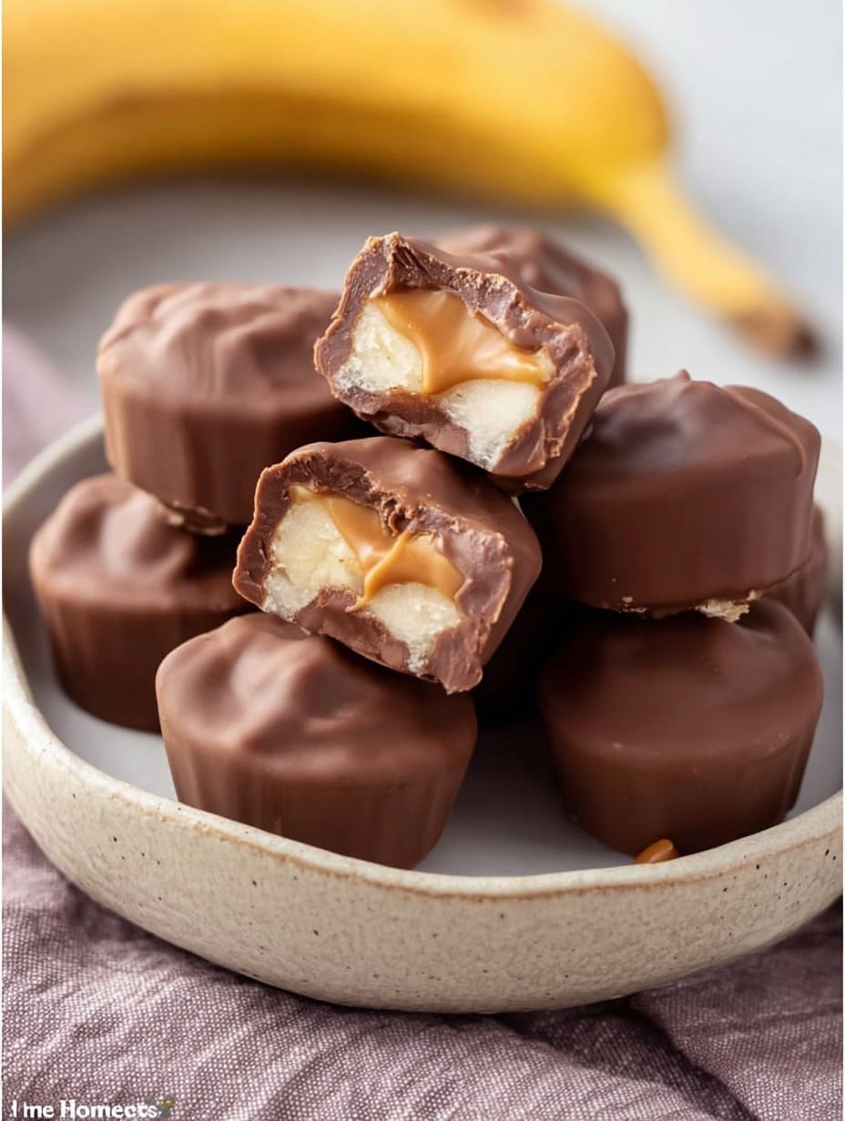 Chocolate Banana Peanut Butter Bites
