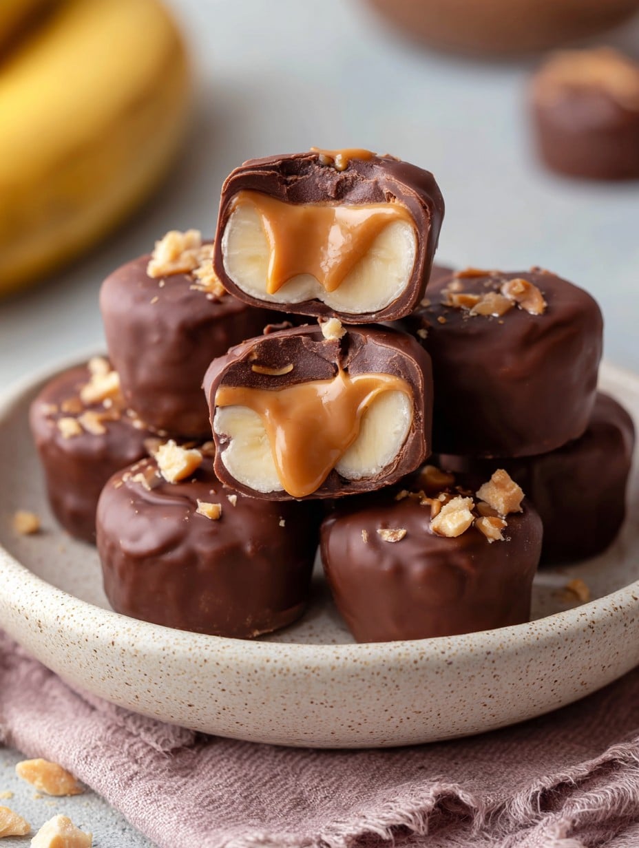 Chocolate Banana Peanut Butter Bites