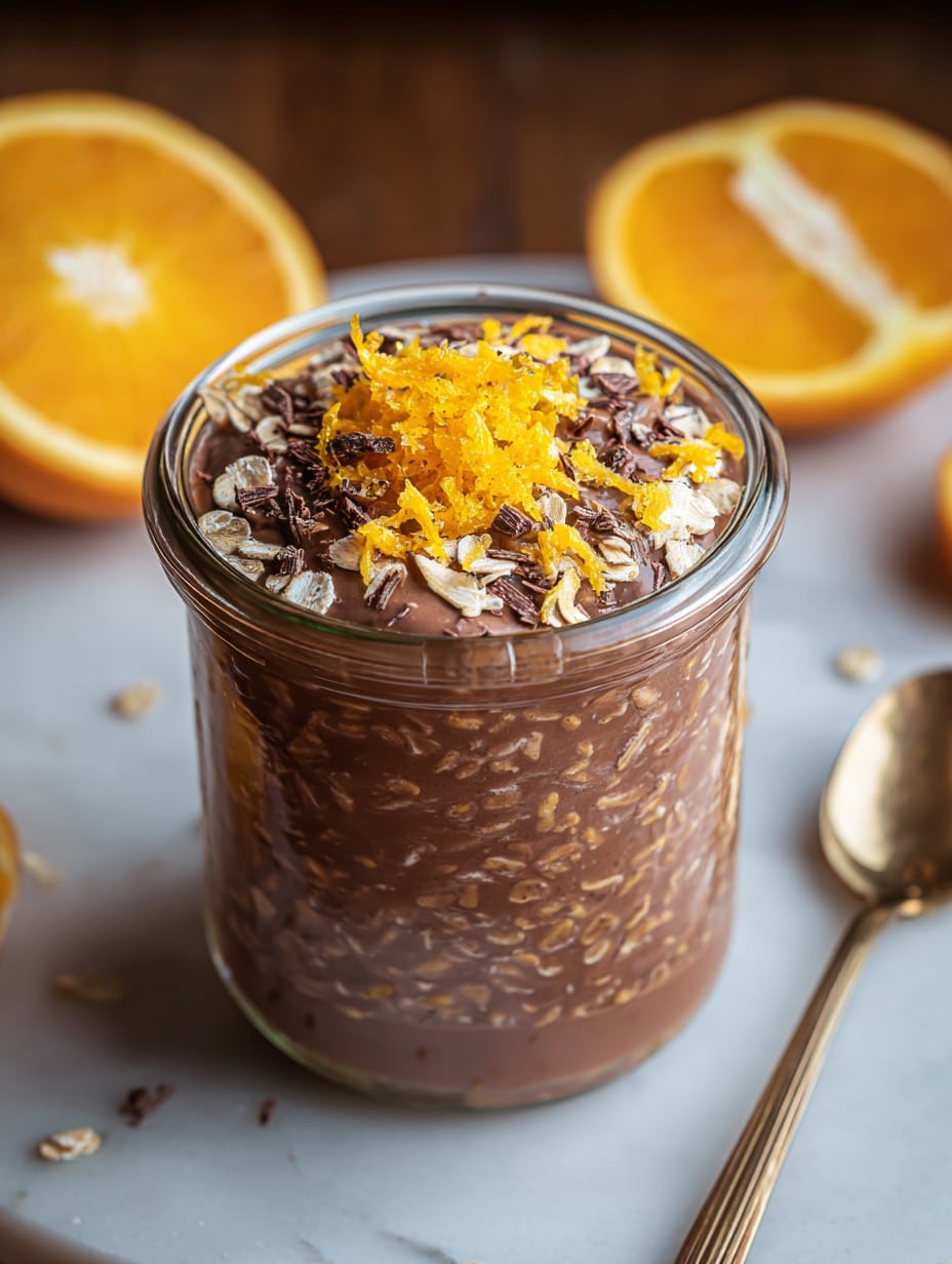 Chocolate Orange Overnight Oats