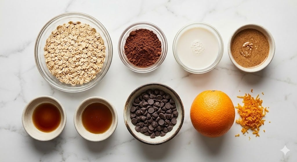 Chocolate Orange Overnight Oats