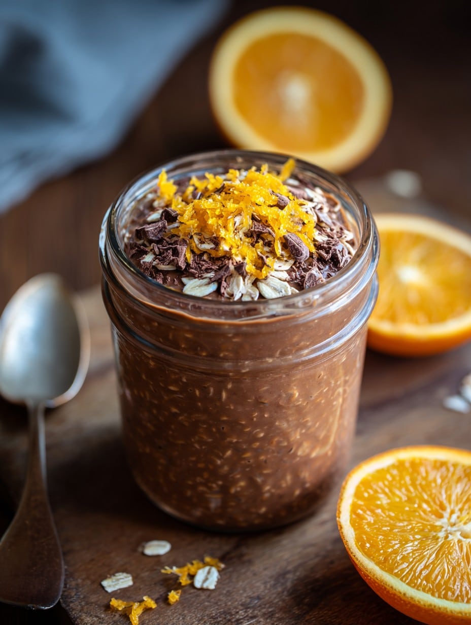 Chocolate Orange Overnight Oats