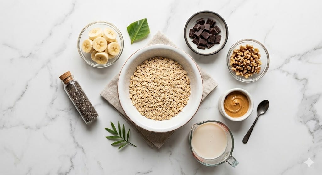Chunky Monkey Overnight Oats