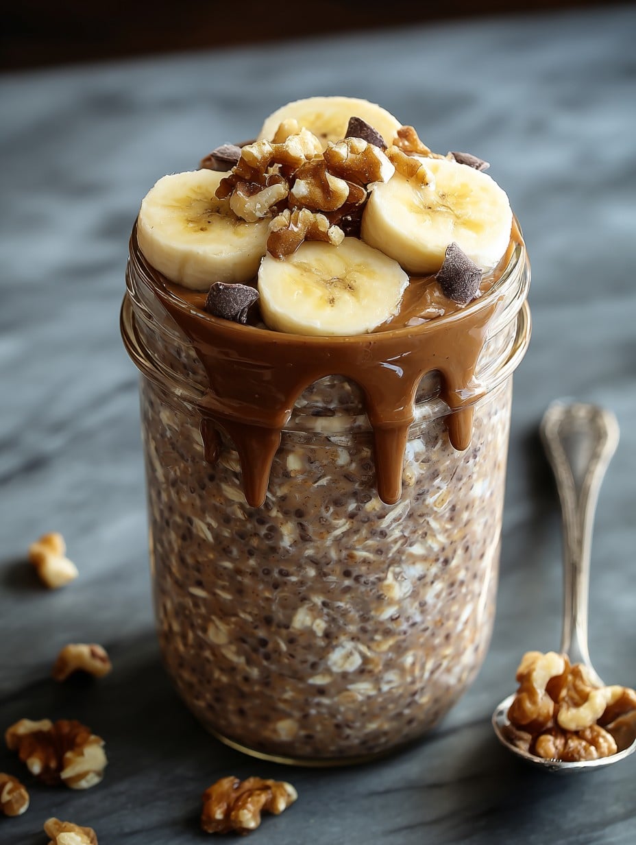 Chunky Monkey Overnight Oats
