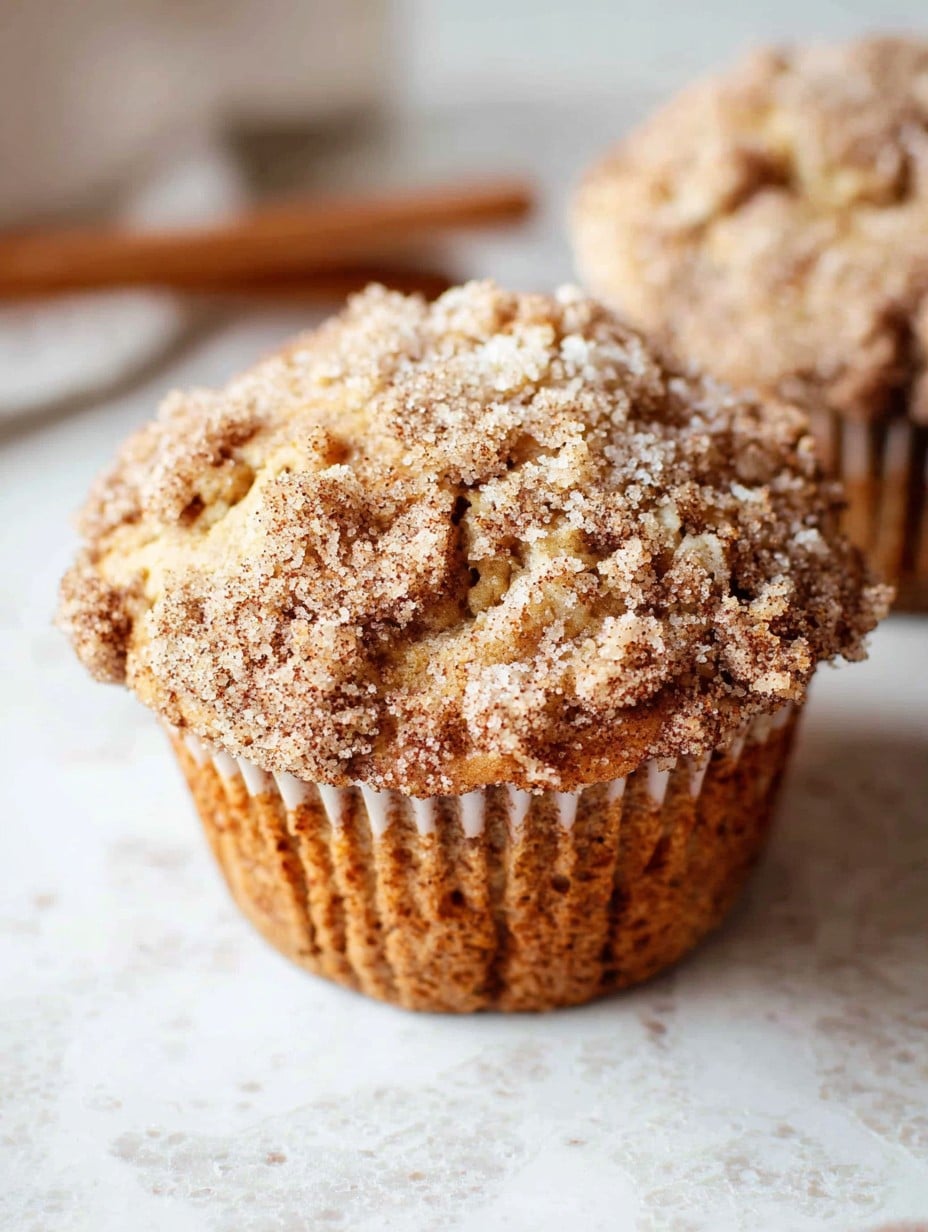 Cinnamon Sourdough Muffins