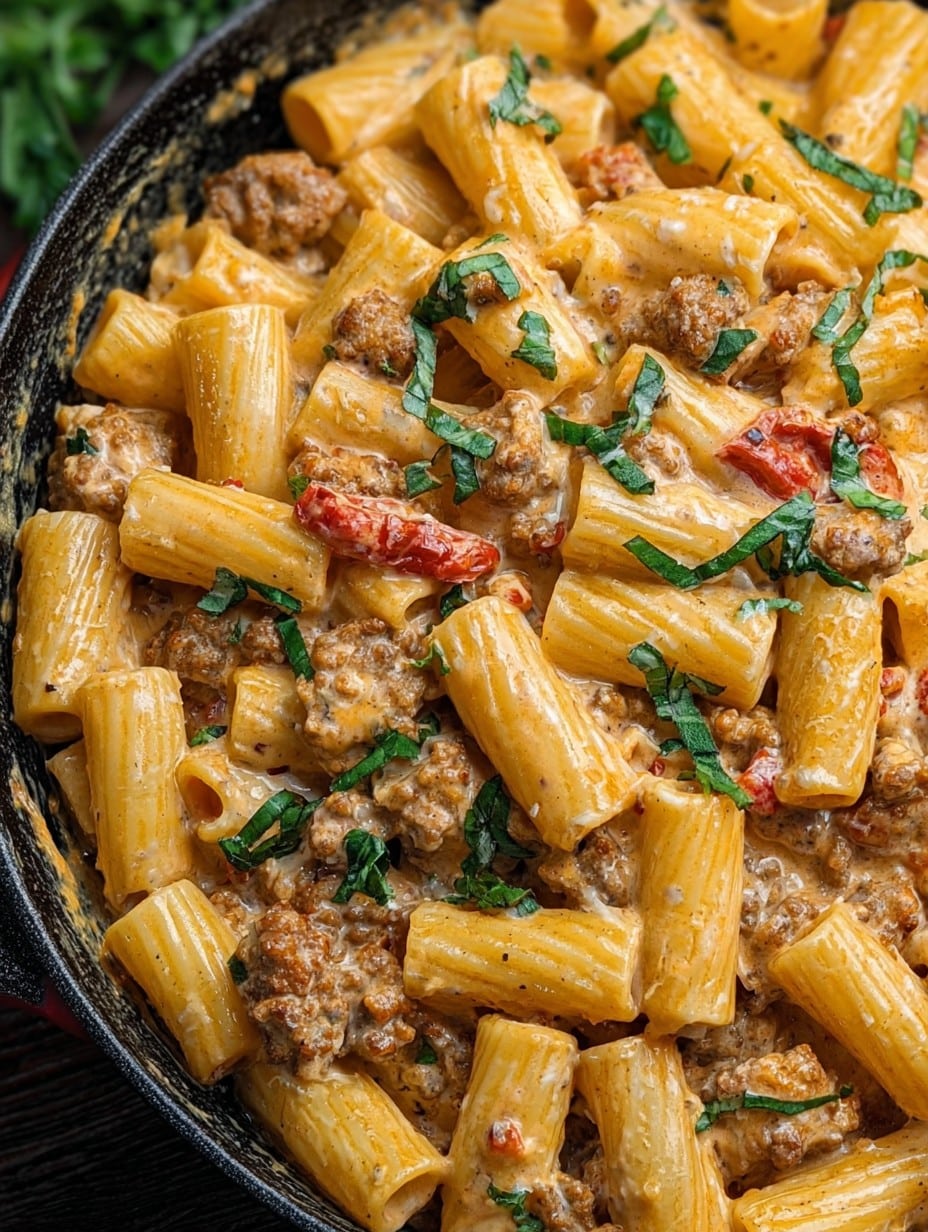 Creamy Italian Sausage Rigatoni