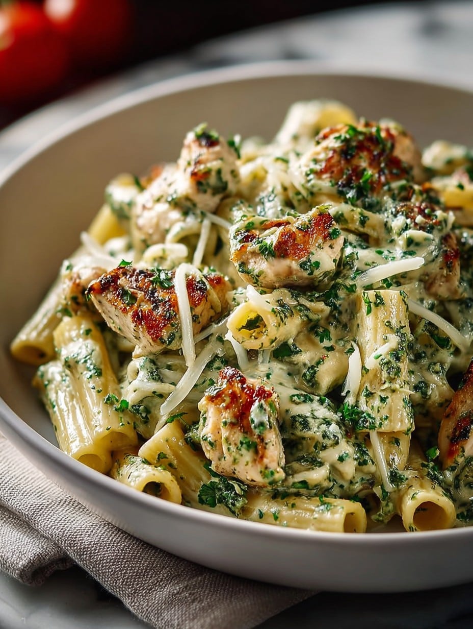 Creamy Pesto Chicken Pasta