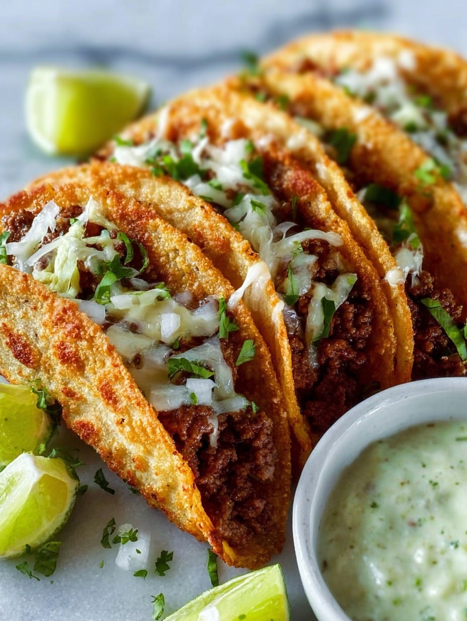 Crispy Ground Beef Tacos