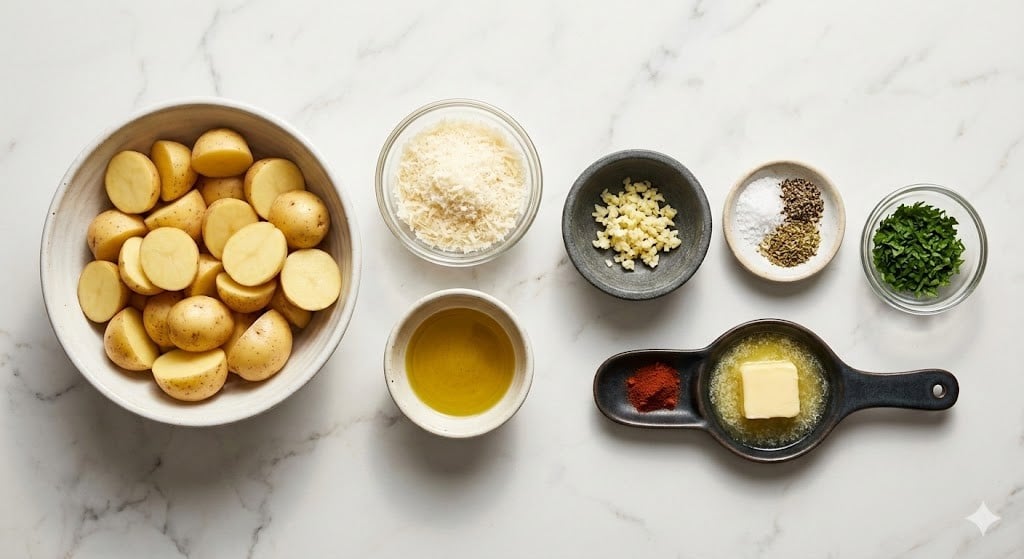 Crispy Parmesan Potatoes