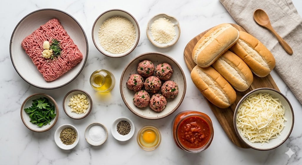 Easy Cheesy Meatball Subs Recipe