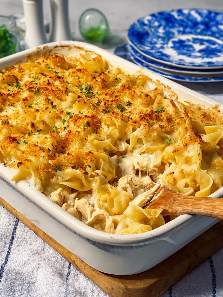 Easy Chicken Noodle Casserole