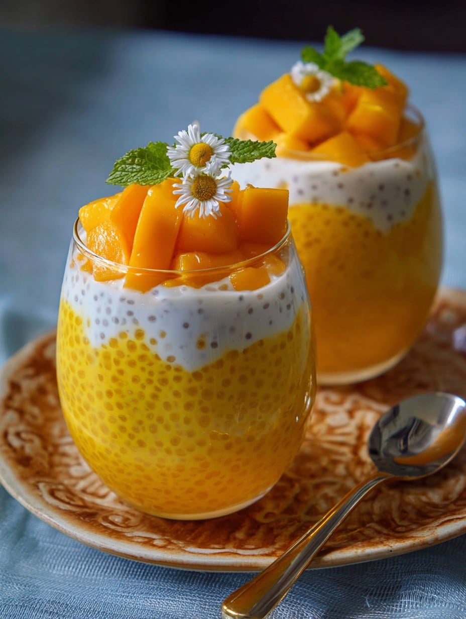 Easy Mango Sago (Dessert Pudding)