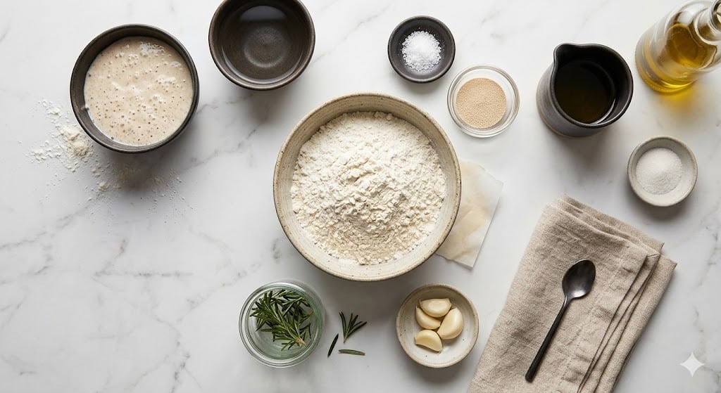 Easy Sourdough Focaccia Bread Recipe