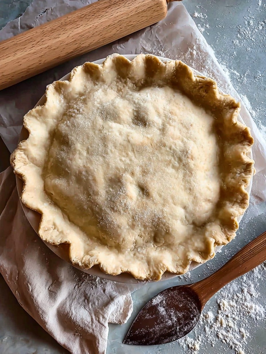 Flaky Sourdough Pie Crust