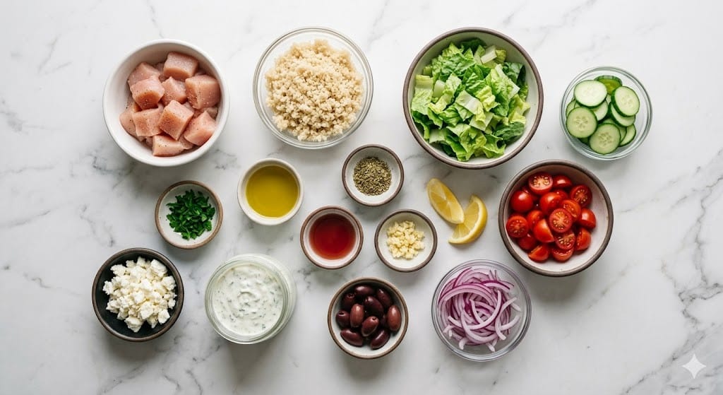 Greek Chicken Bowls Recipe