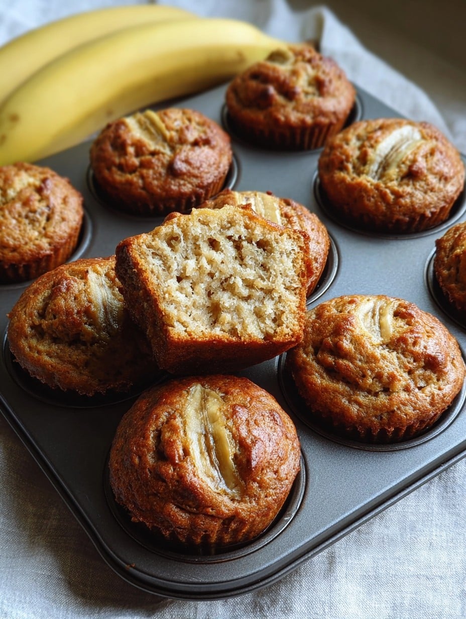 Healthy Greek Yogurt Banana Muffins, Bake a Dozen!