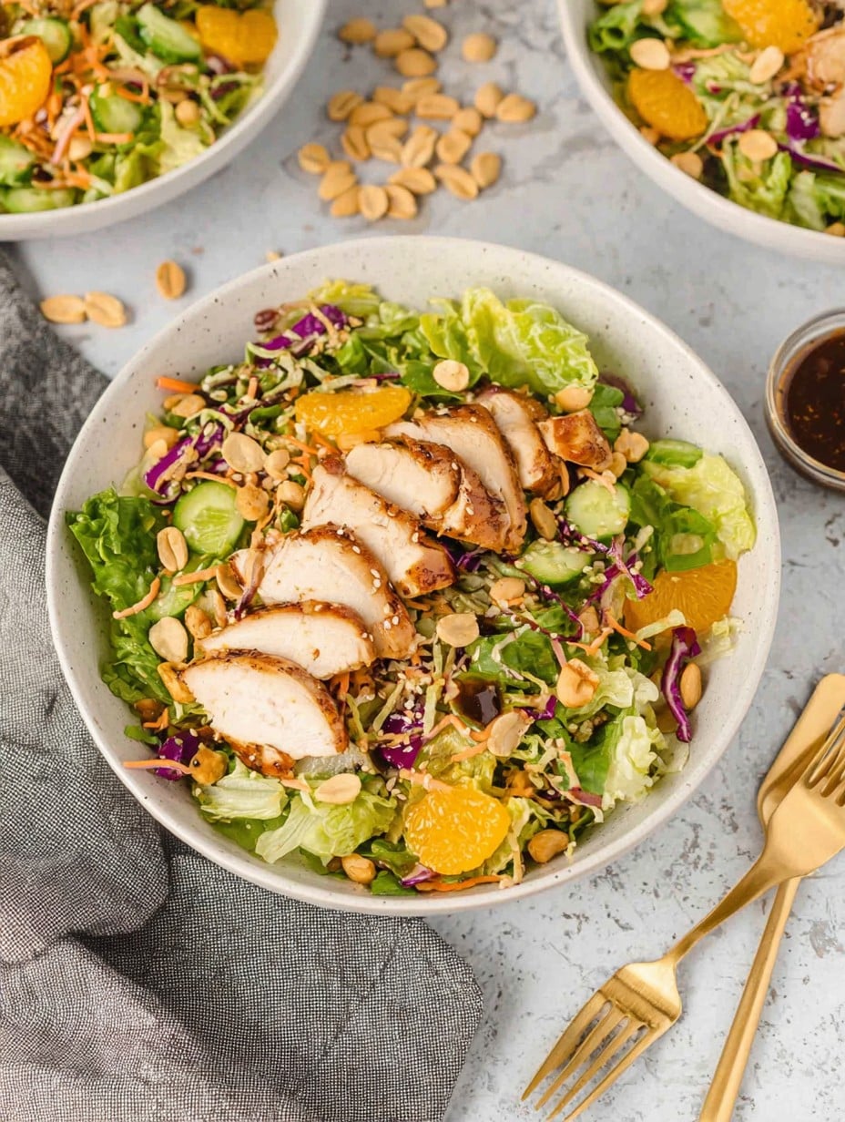 High Protein Asian Chicken Salad