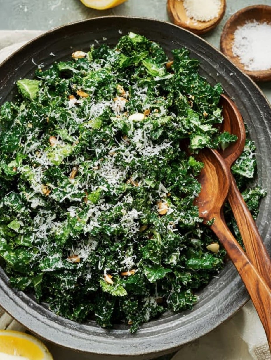 Lemon Parm Kale Salad