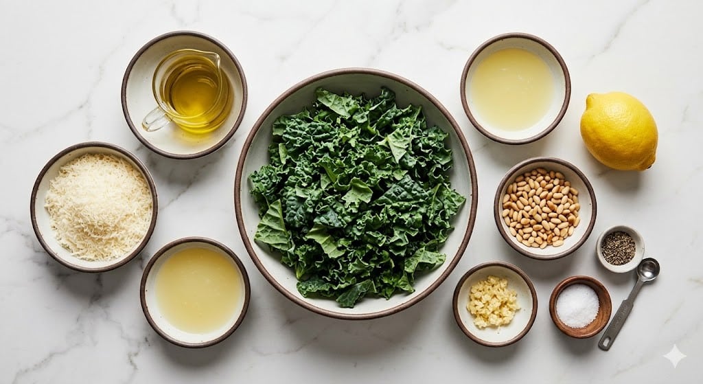 Lemon Parm Kale Salad