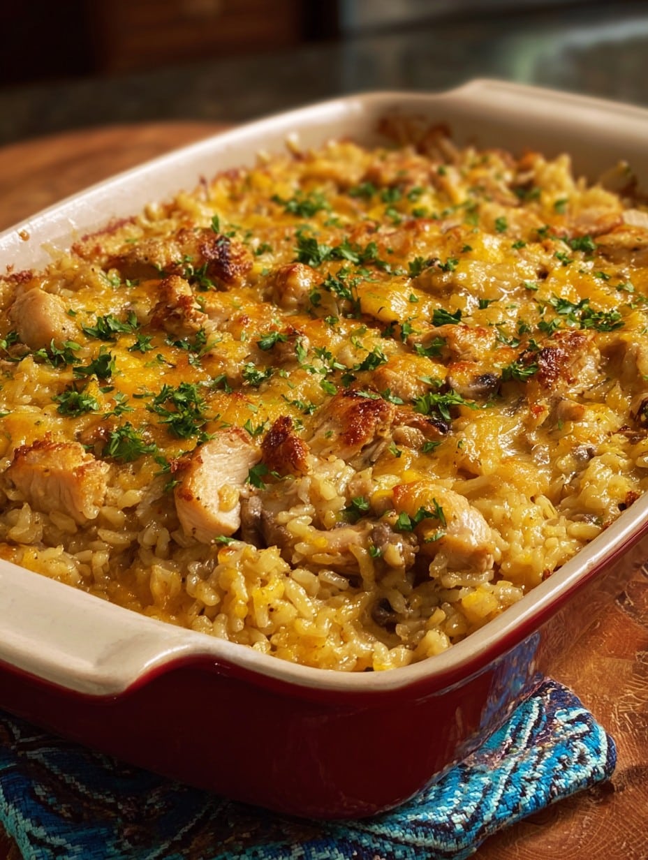 Mamaw's Chicken and Rice Casserole