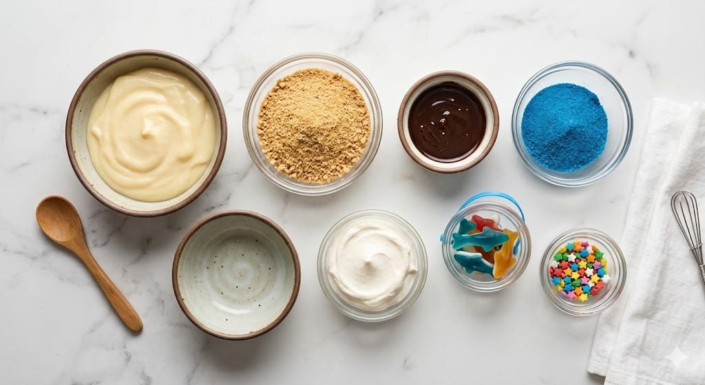 Mini Sand Pail Pudding Cups