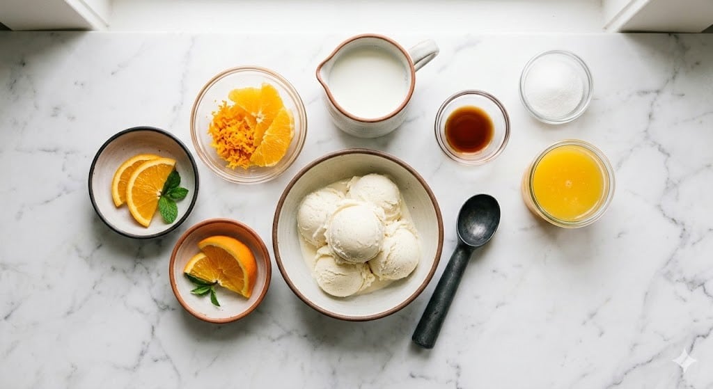 Orange Creamsicle Milkshake
