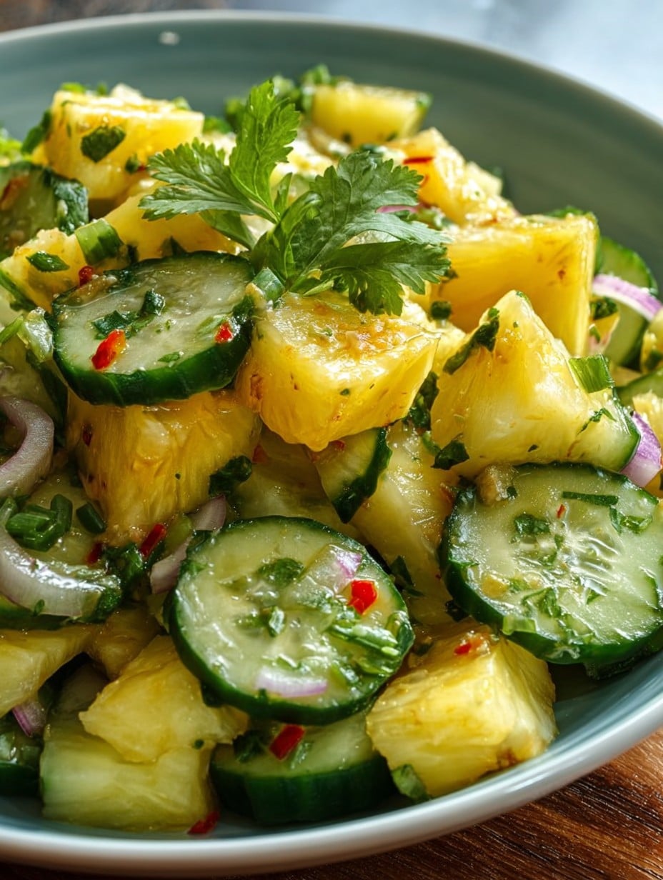 Pineapple Cucumber Salad