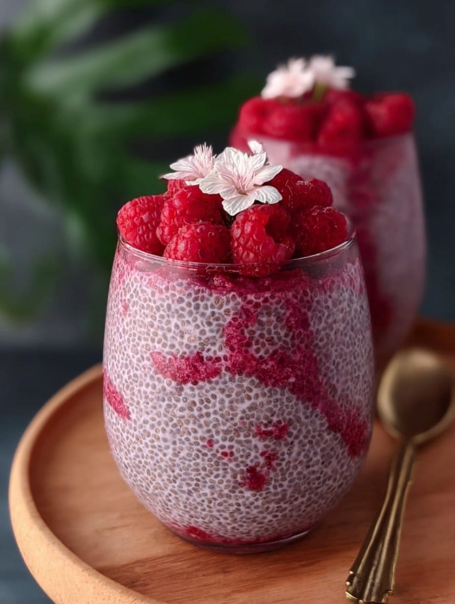 Raspberry Chia Pudding
