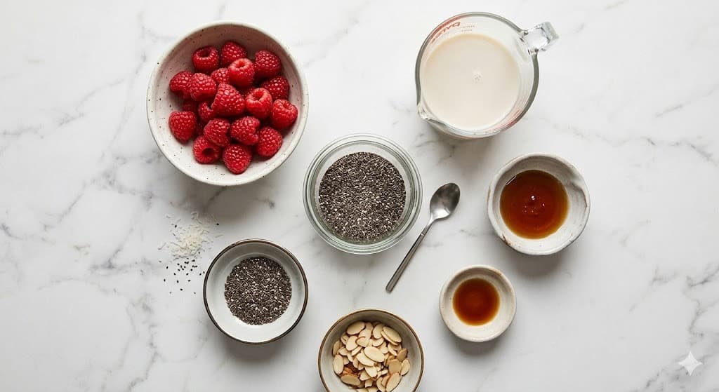 Raspberry Chia Pudding