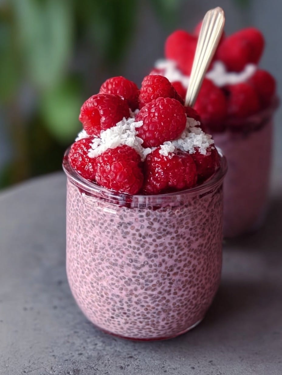 Raspberry Chia Pudding