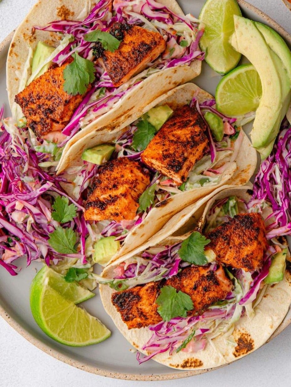 Salmon Tacos