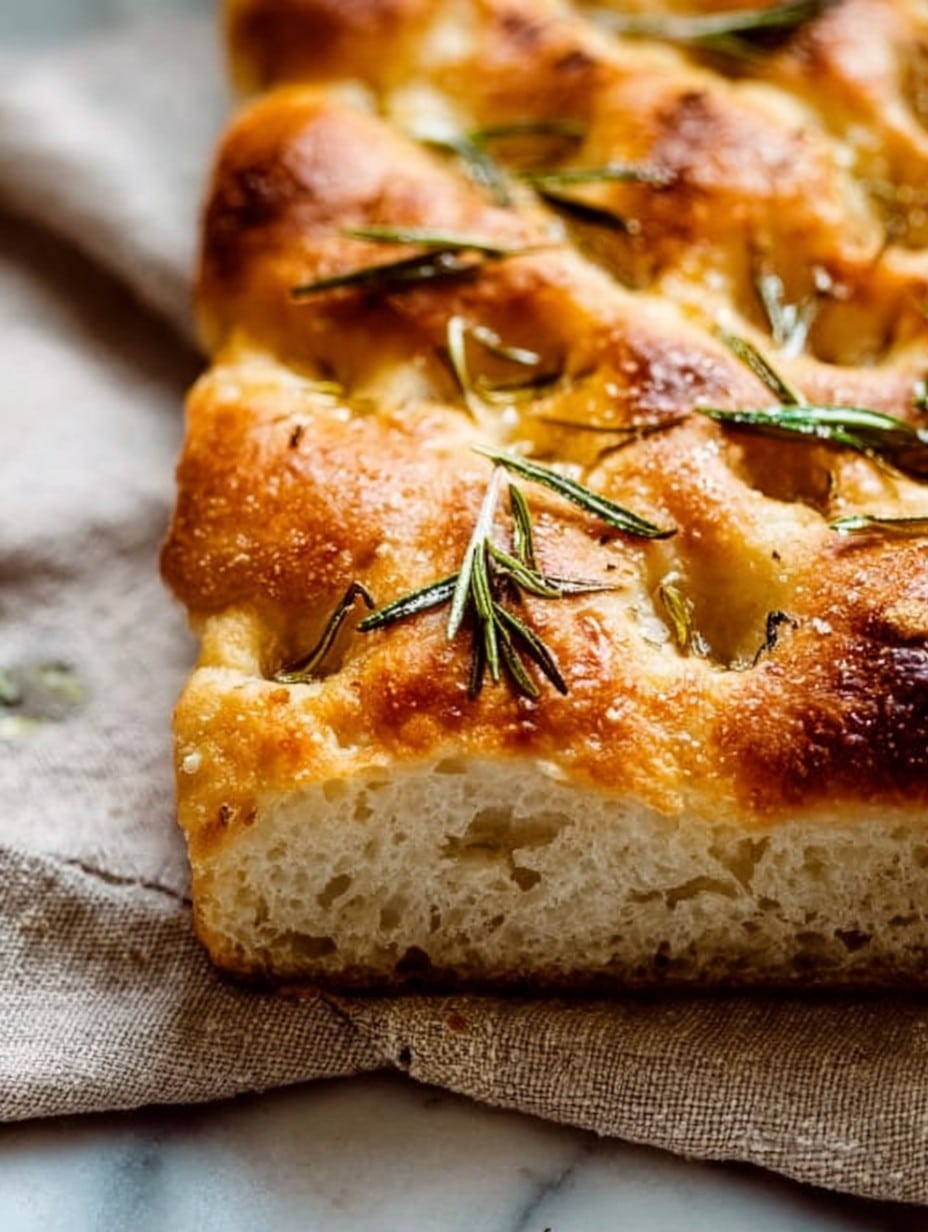 Same Day Sourdough Focaccia Bread