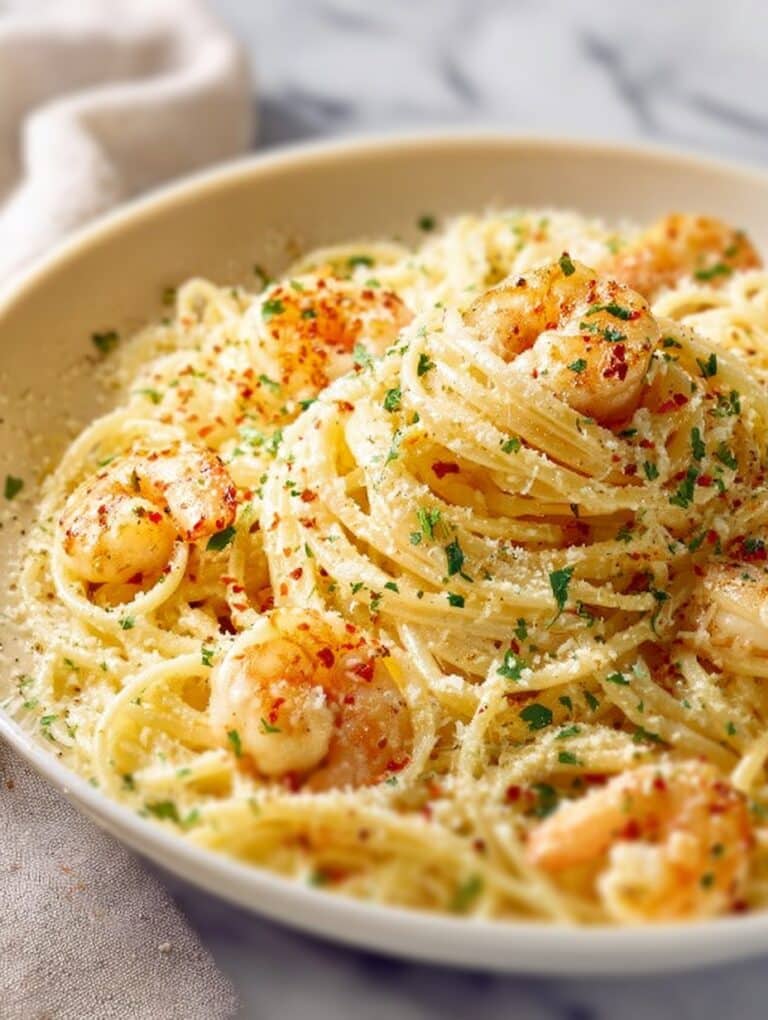 shrimp scampi garlic cream pasta 0 20260310 013639