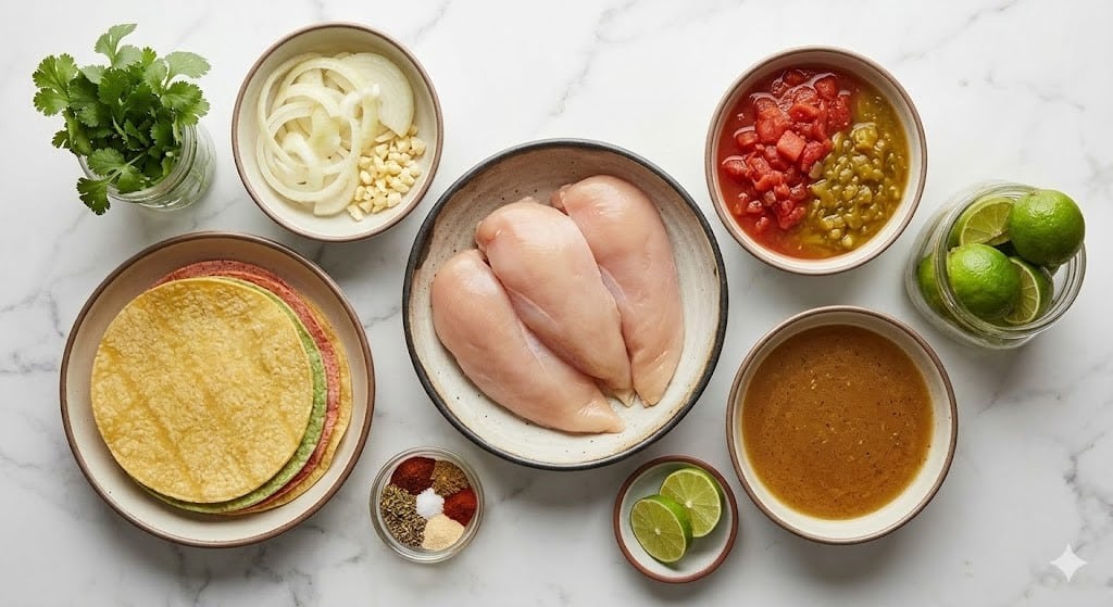 Slow Cooker Chicken Tacos