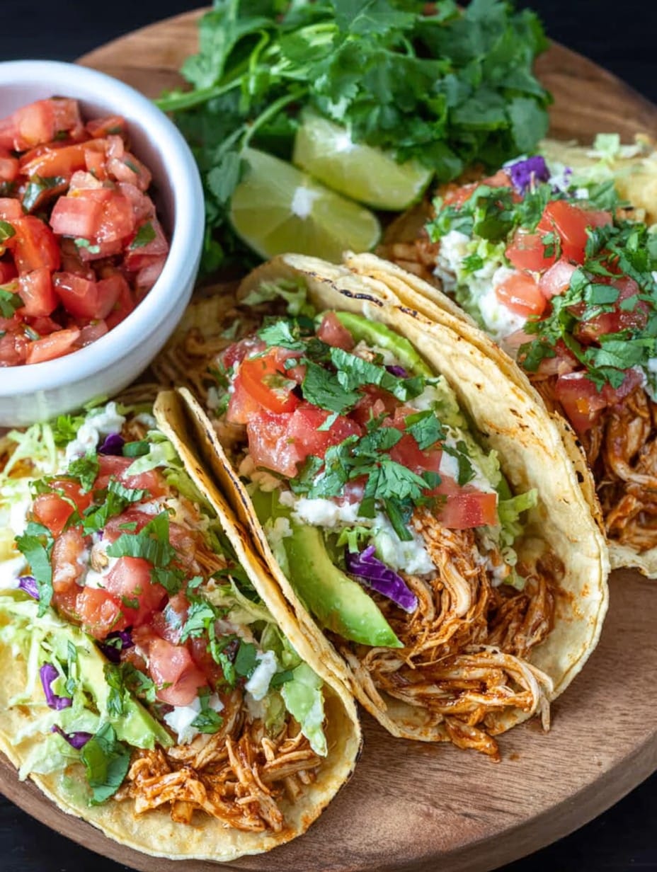 Slow Cooker Chicken Tacos