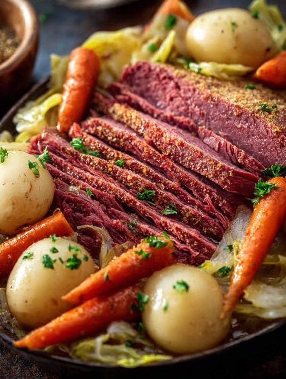 Slow Cooker Corned Beef and Cabbage Recipe