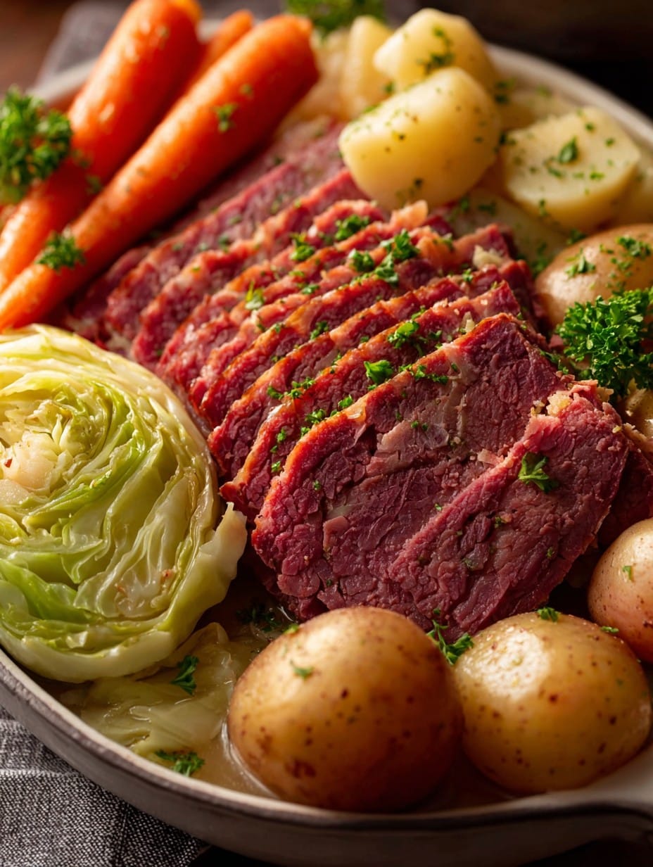 Slow Cooker Corned Beef and Cabbage
