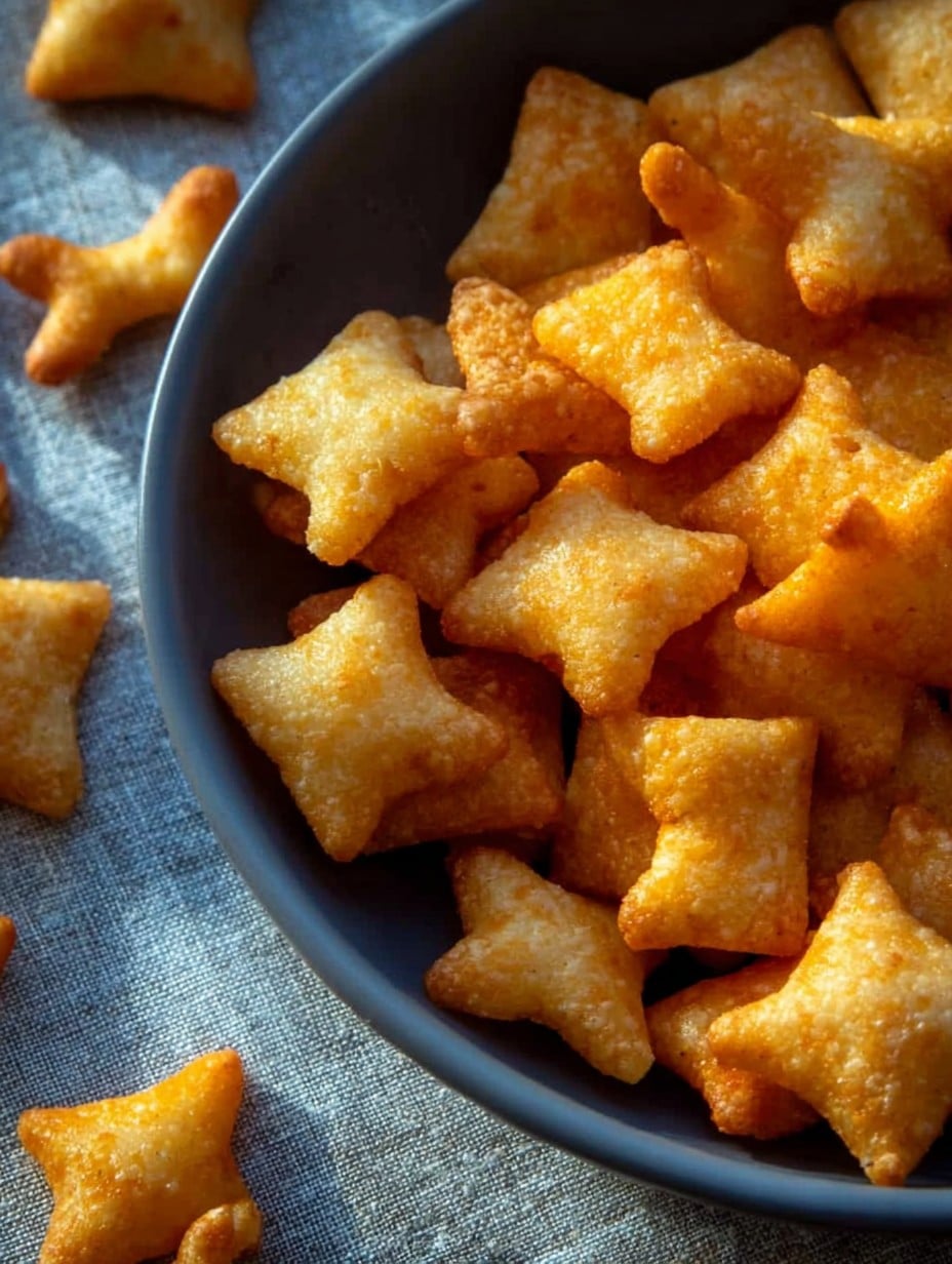 Sourdough Cheddar Crackers