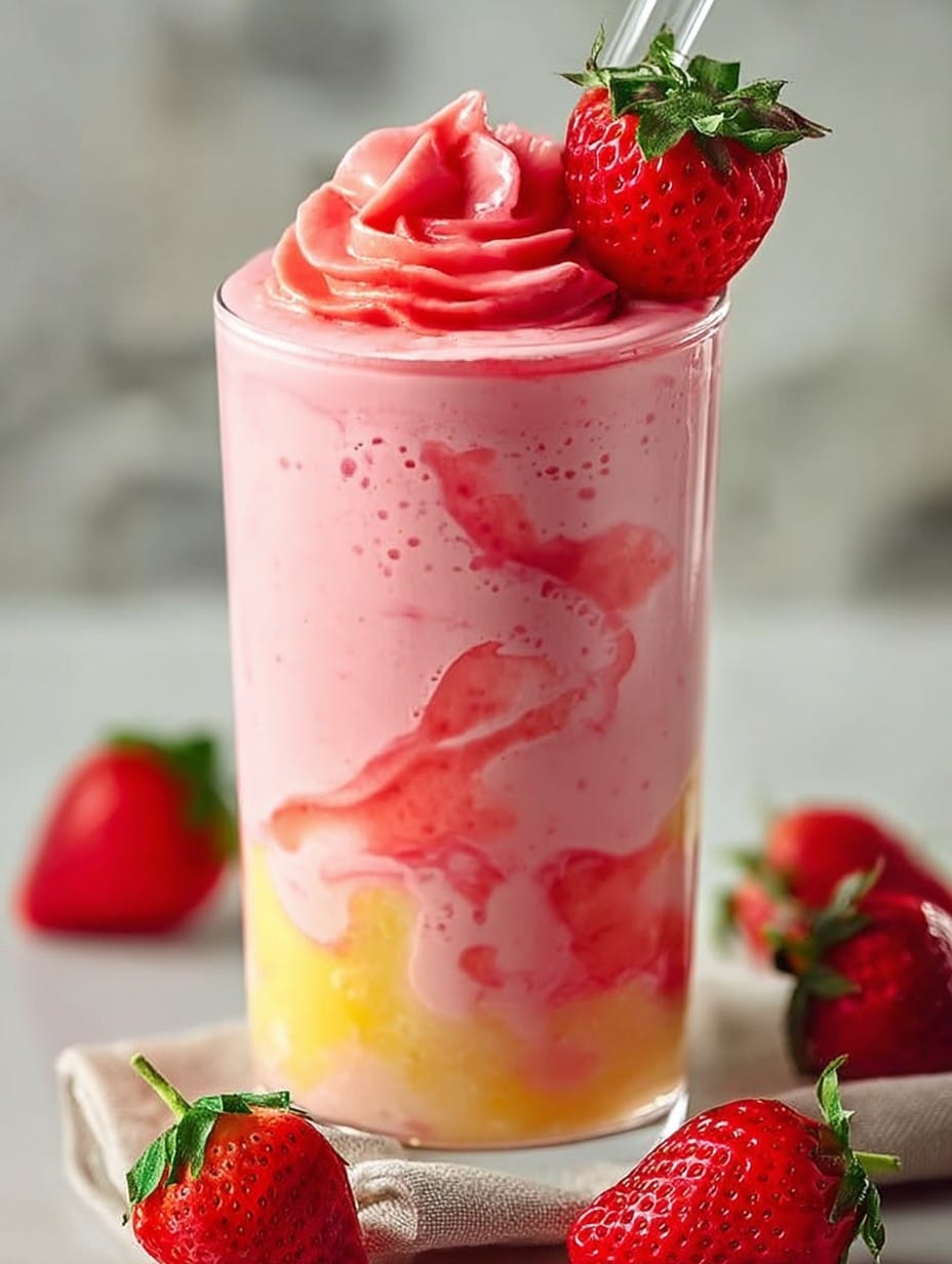 Strawberry Piña Colada Smoothie