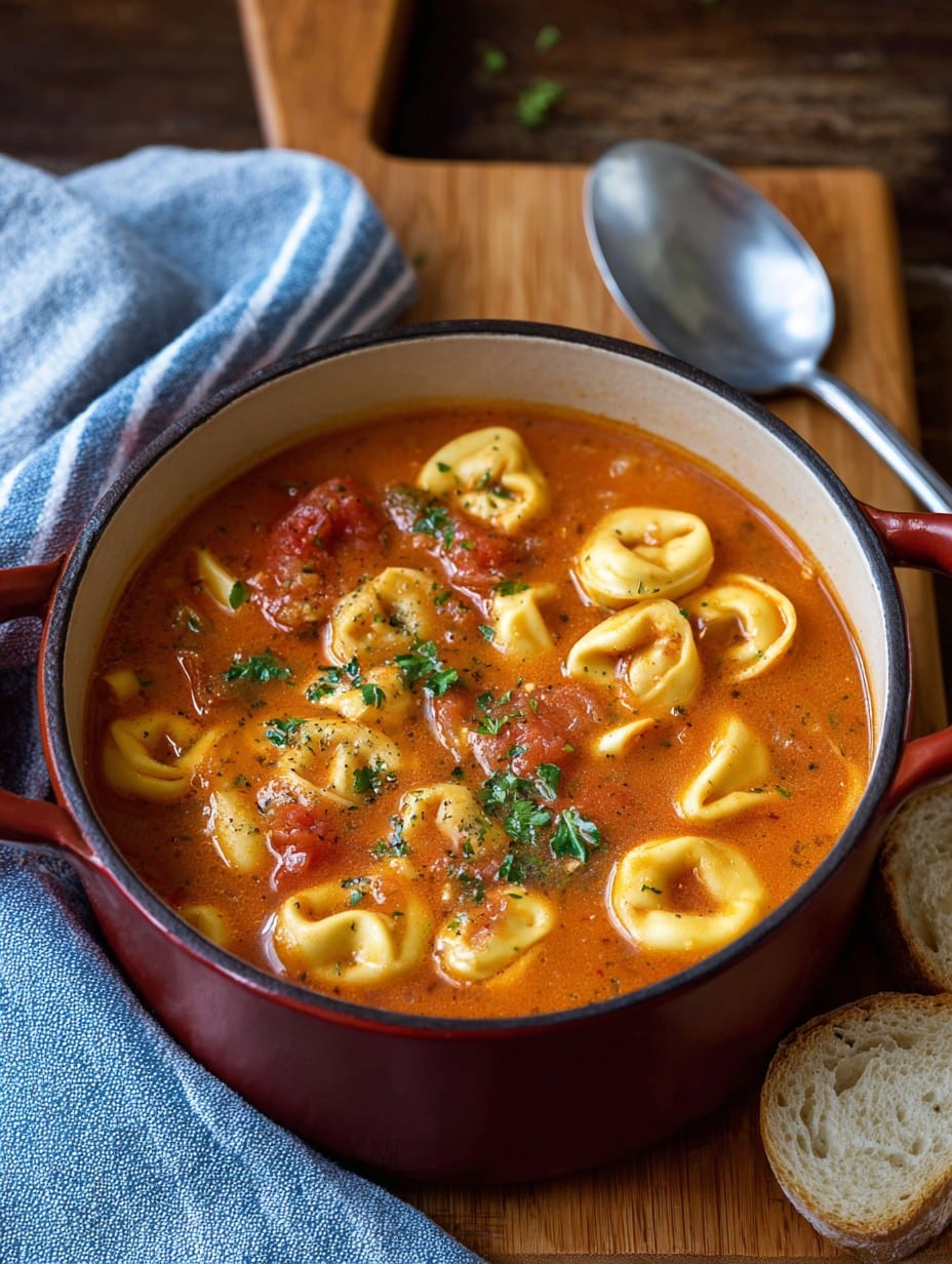 Tomato Tortellini Soup
