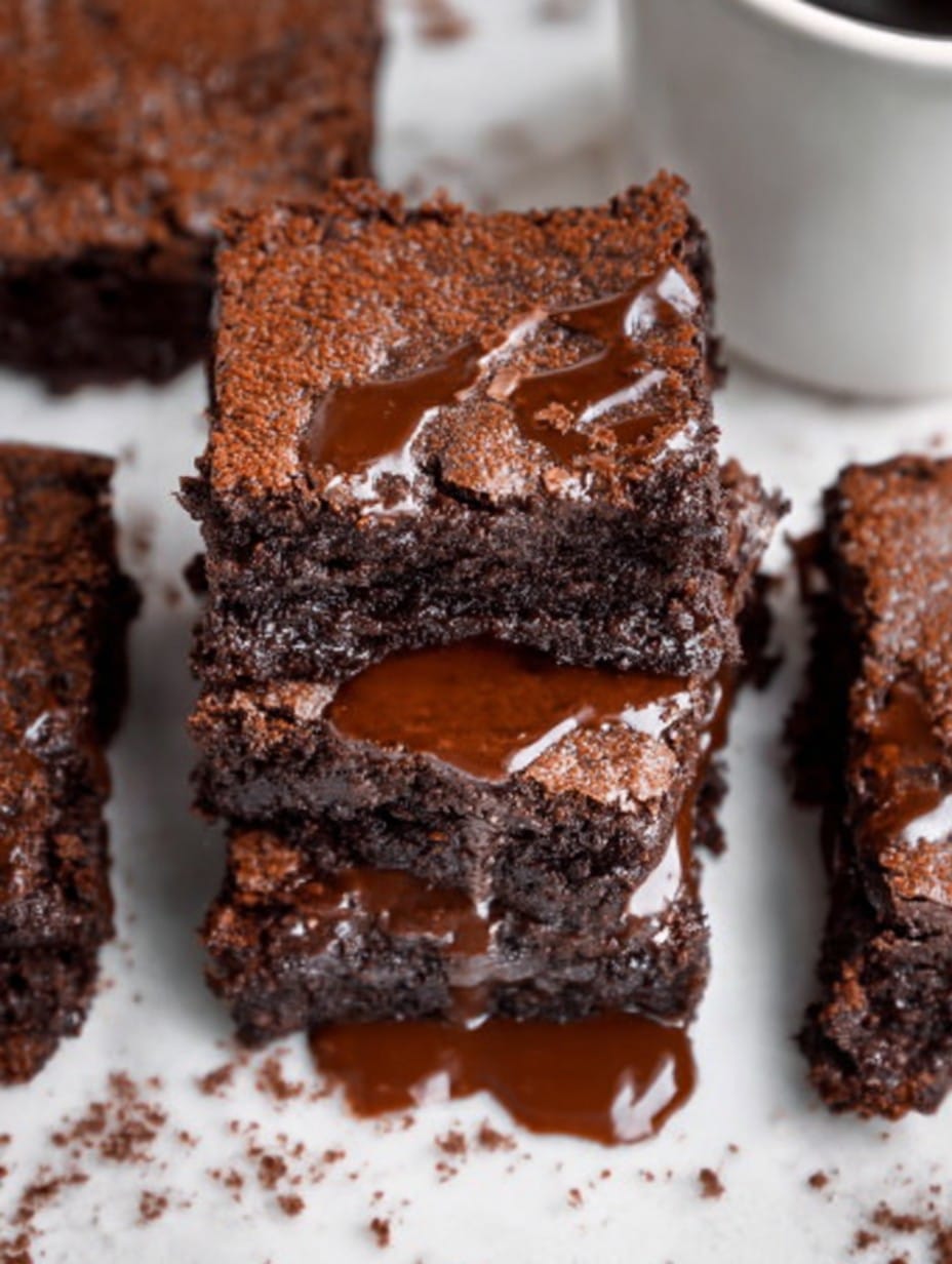Zero Sugar Brownies with Greek Yogurt
