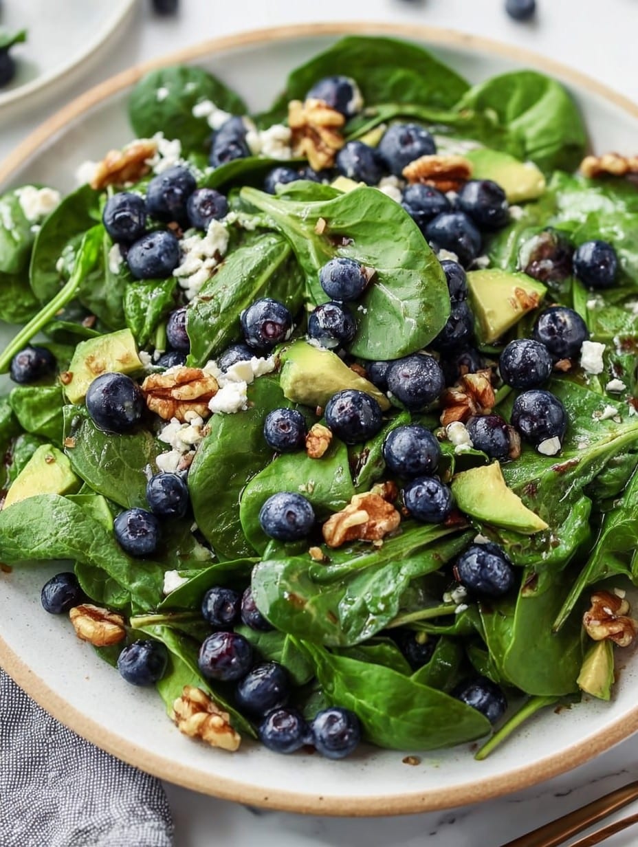 20-Minute Spinach Blueberry Salad